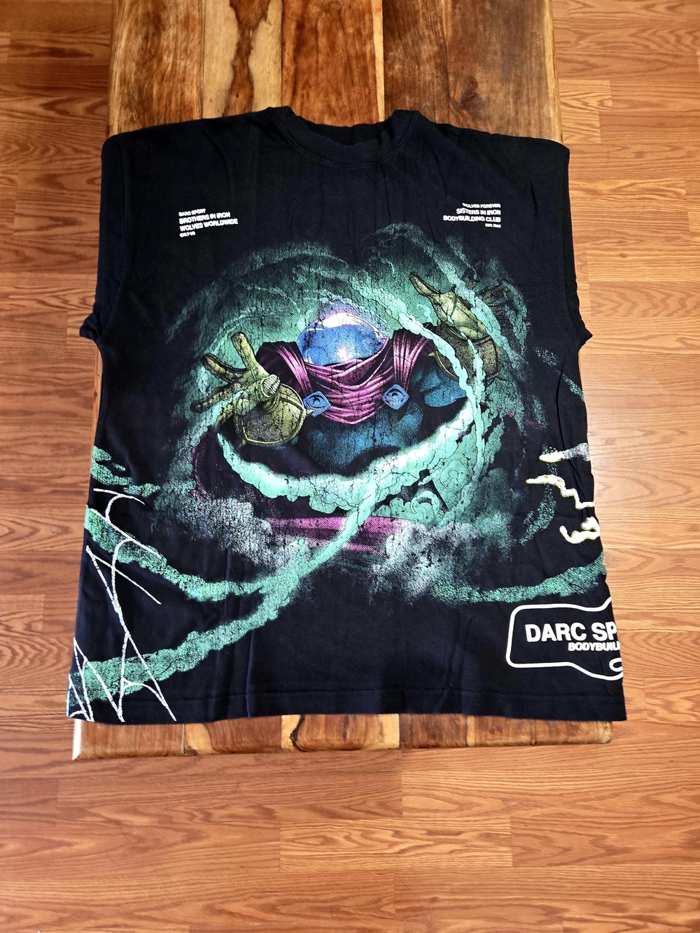 Darc Sport/Mysterio Collab Men's Oversized Graphic Tee. Size Medium